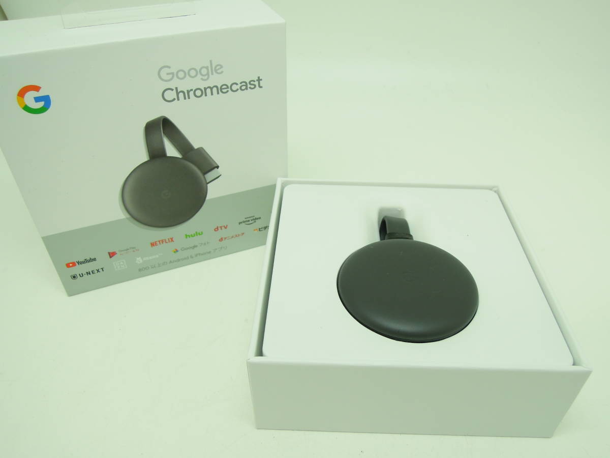 Google Chromecast チャコール GA00439-JP