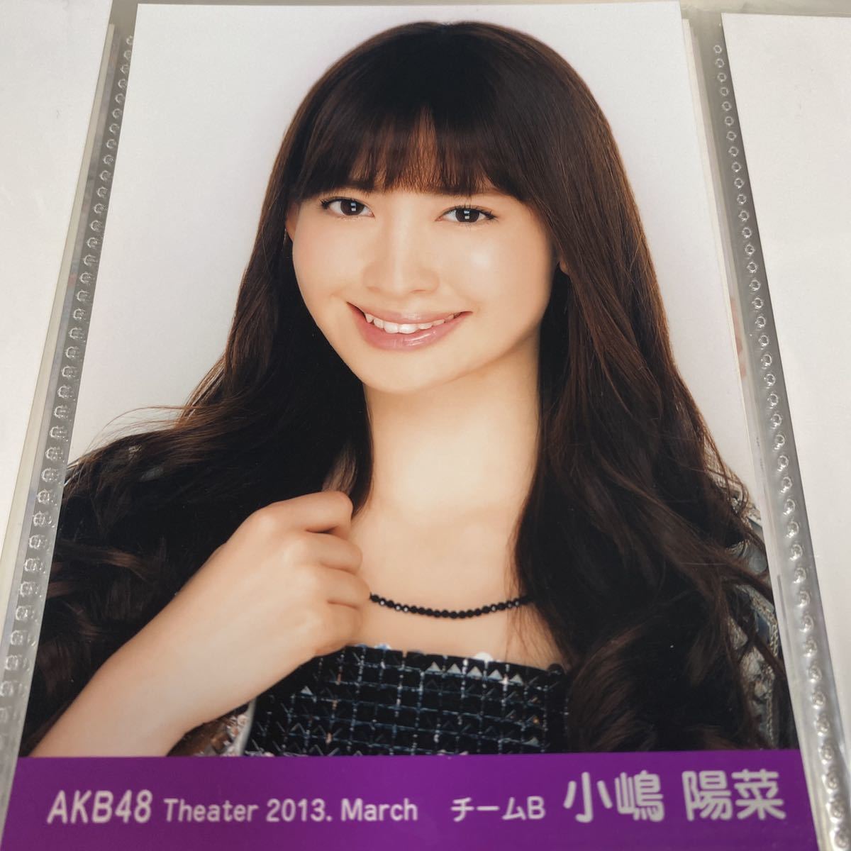 AKB48 小嶋陽菜 月別 2013 3月 March theater 生写真 こじはる_画像1