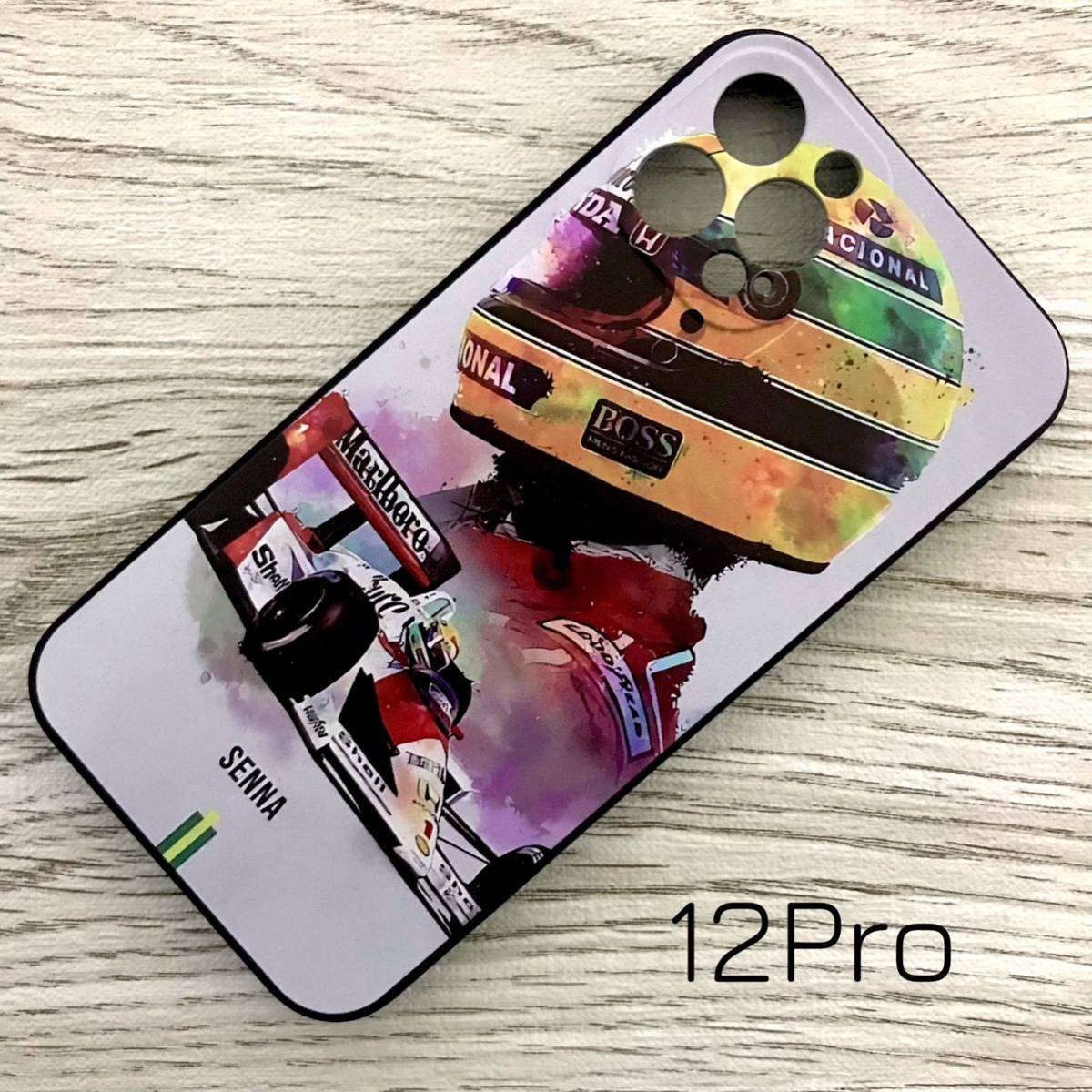  i-ll ton * Senna art iPhone 12 Pro case F1 McLAREN Honda McLaren Honda smartphone 