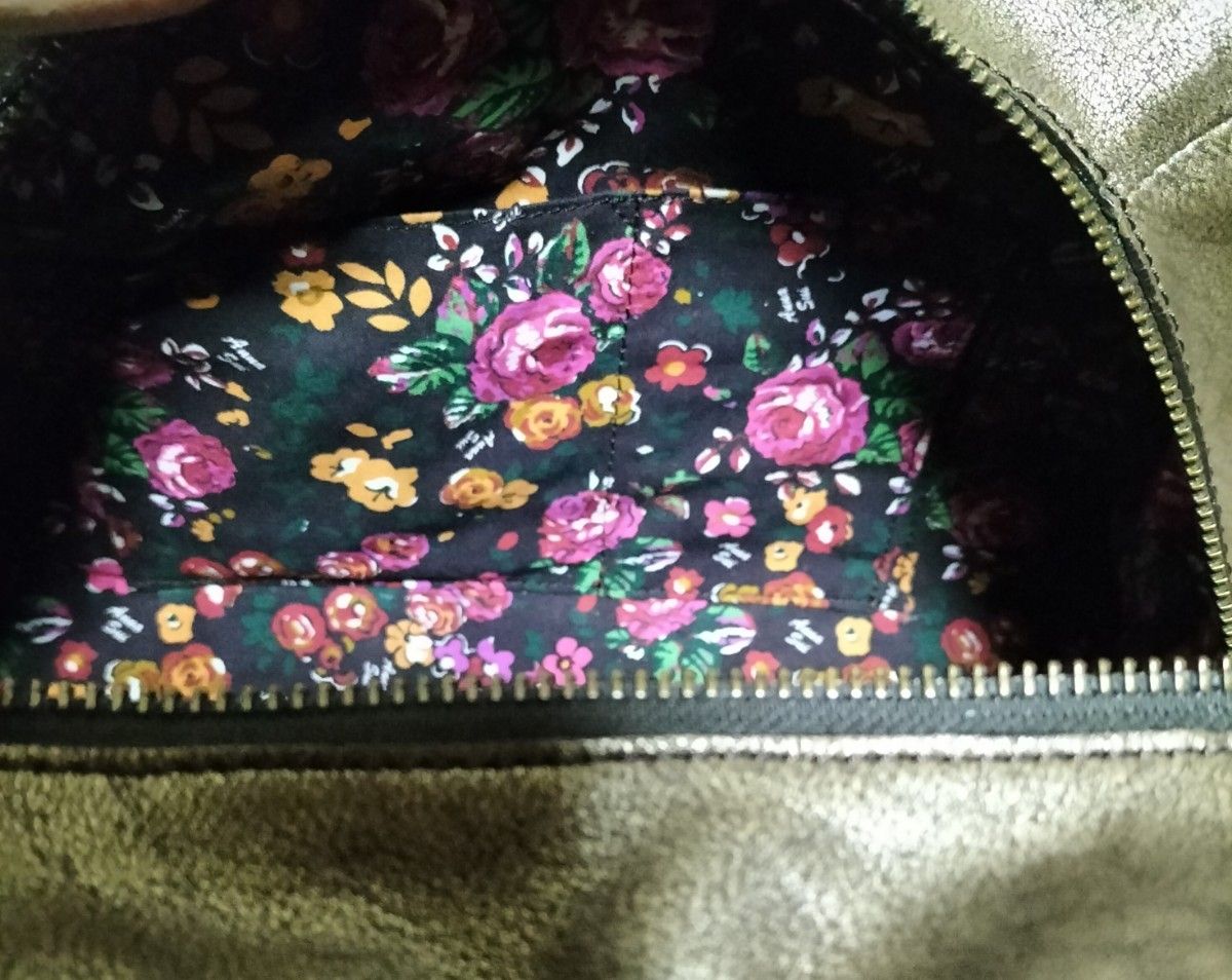 ANNA SUI アナスイ ビジュー 本皮 ハンドバッグ ボストン トート 美品