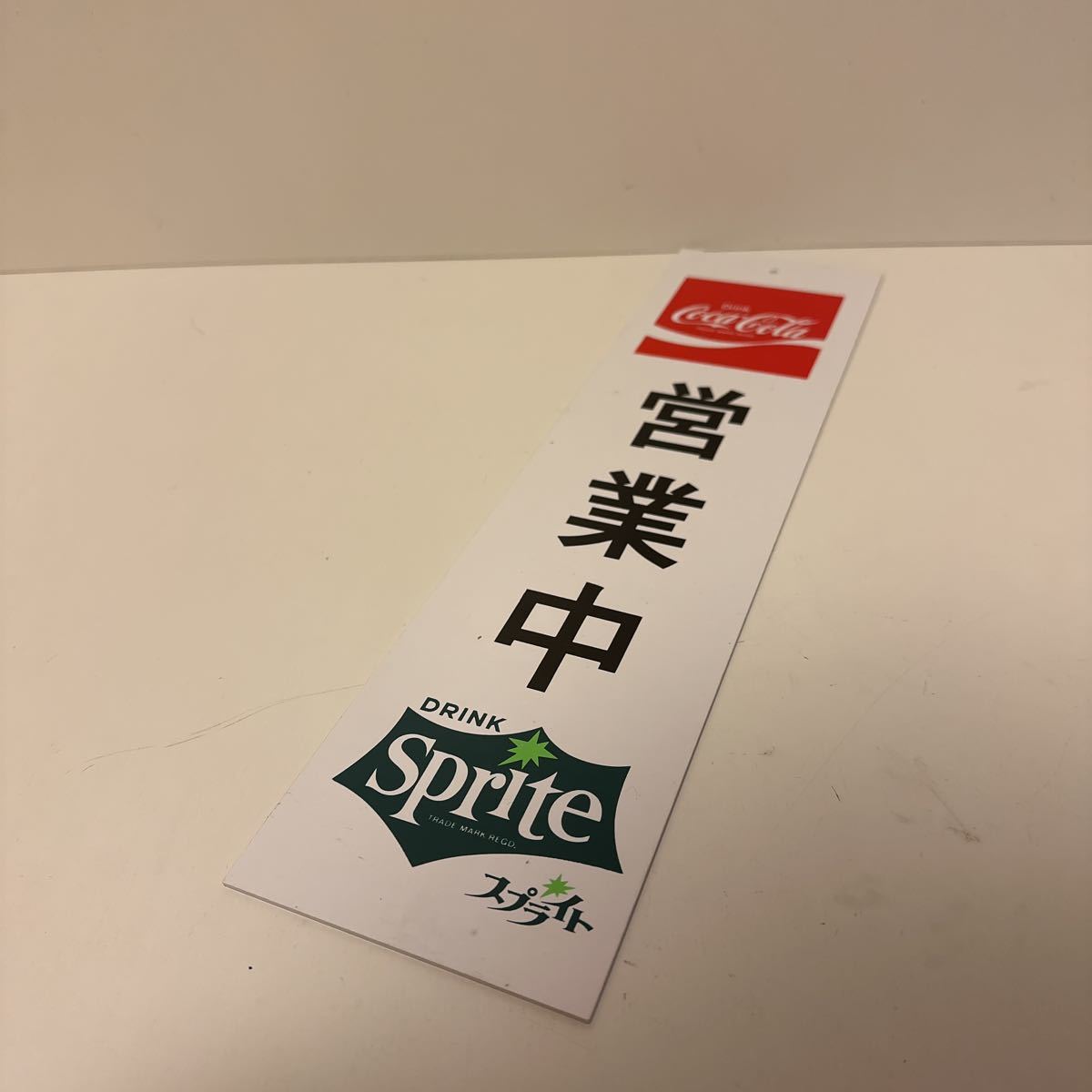  Coca Cola sprite preparation middle business middle plate signboard 