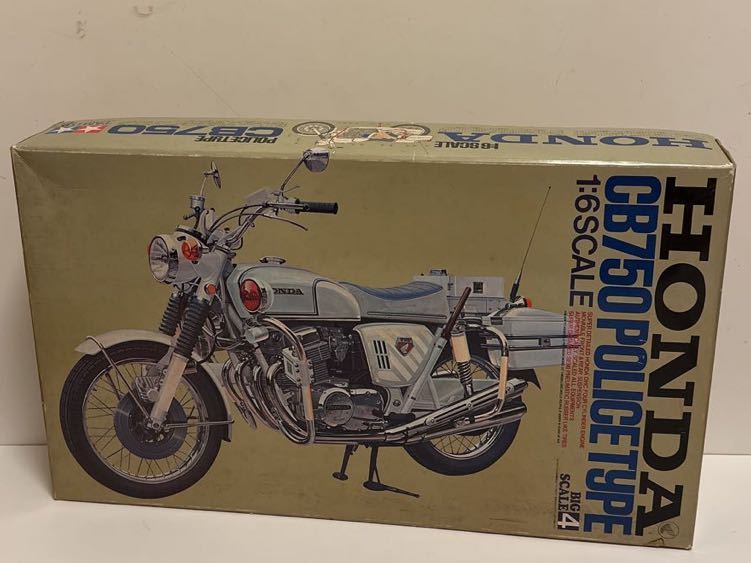 当時物 HONDA CB750 POLISE TYPE 1/6 ホンダCB750FOURポリスタイプ-