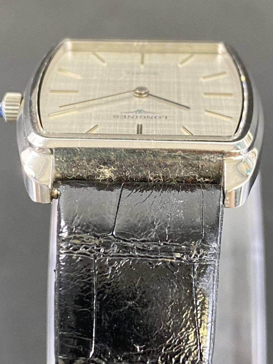 LONGINES ロンジン クォーツ メンズ腕時計 シルバー文字盤