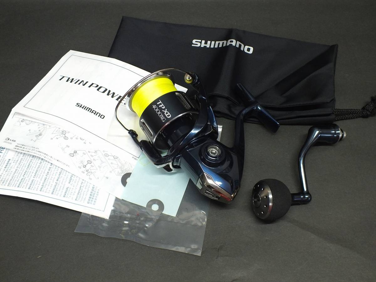 〇美品/ライン付き シマノ ツインパワー XD 4000XG スピニングリール