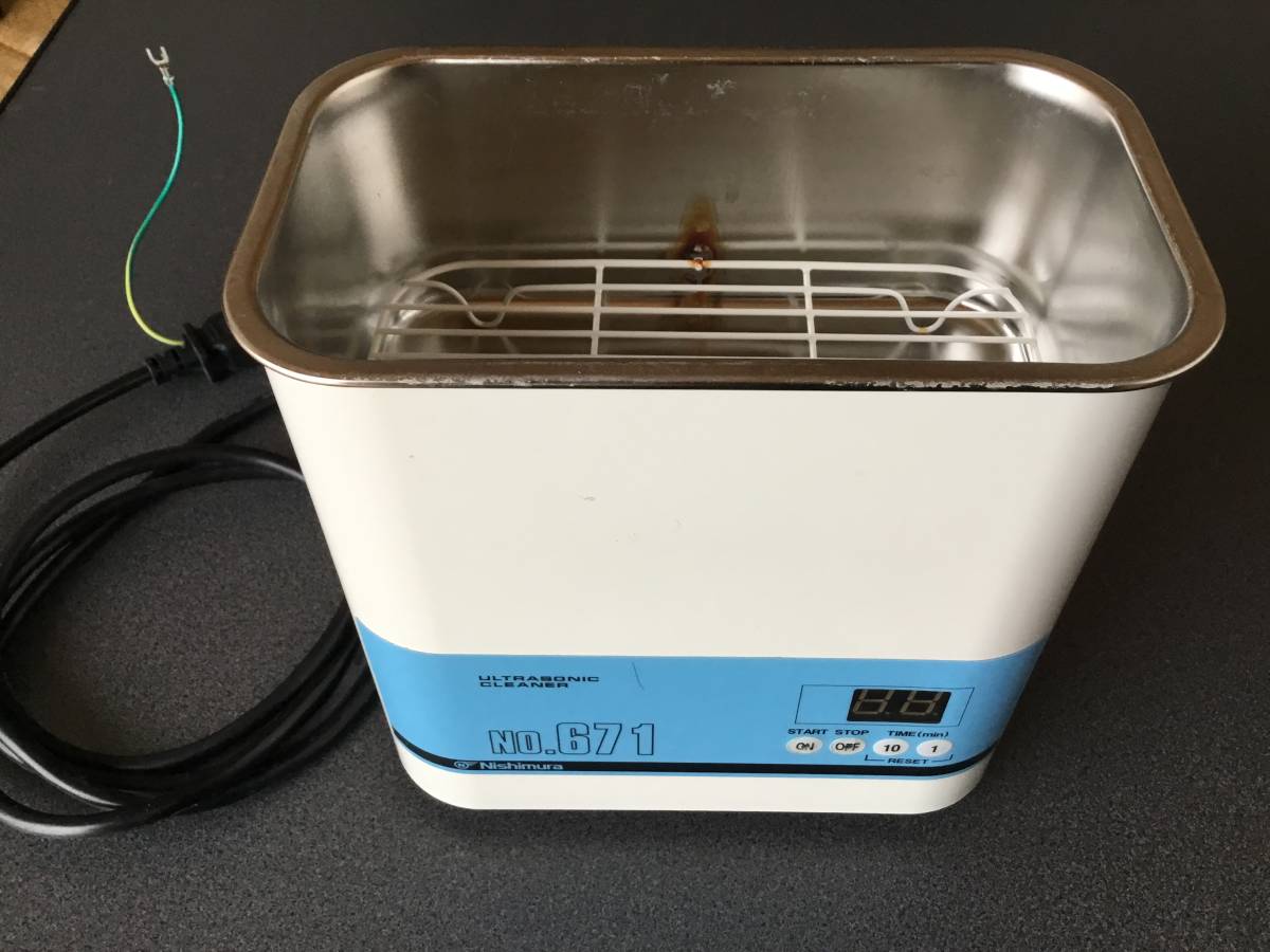 【高い素材】 サンニシムラ 超音波洗浄器 No.671 業務用 中古品 動作音難あり 超音波洗浄機 その他 【高い素材】 サンニシムラ 超音波洗浄器 No.671 業務用 中古品 動作音難あり 超音波洗浄機 その他