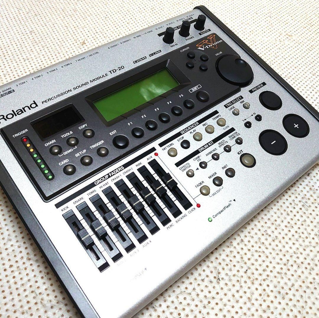 美品 Roland TD-20 音源モジュール ローランド 電子ドラム