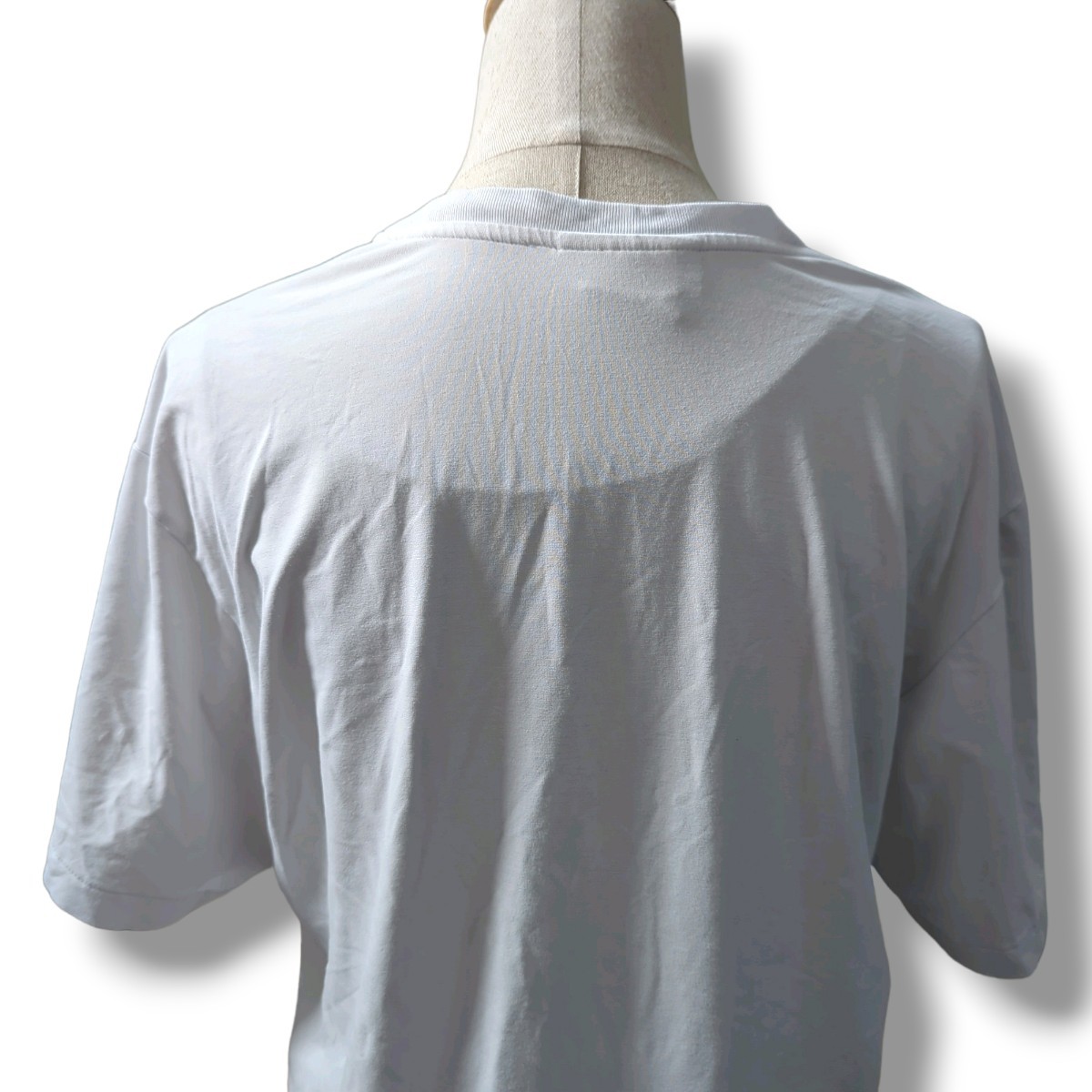 KEI-80 MXP ゴールドウィン トップス Tシャツ 半袖 白 ホワイト XLサイズ スポーツウェア 運動着 メンズ ジム ビッグティー シンプル_画像7