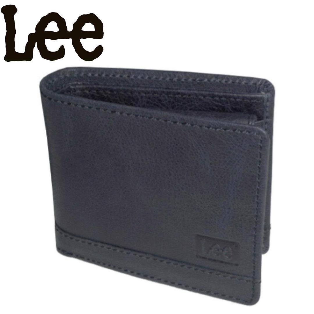 驚きの値段 Lee クロ 320-1894 中ベラ付き札入れ 二つ折り財布（小銭