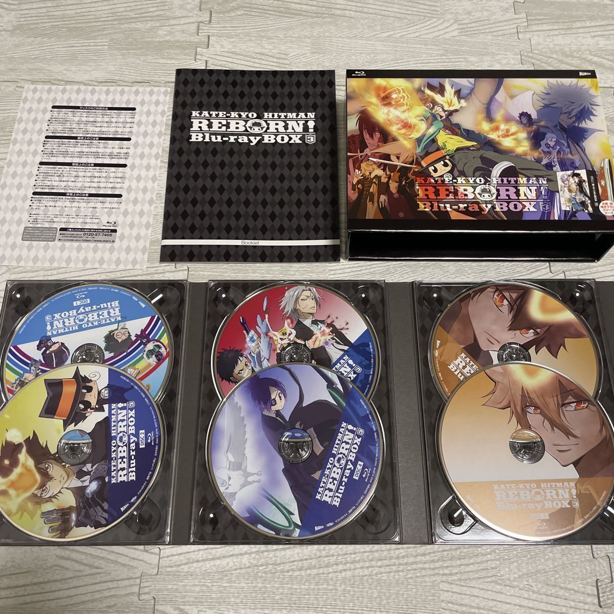 家庭教師ヒットマンREBORN Blu-ray BOX 1 BOX 2 BOX 3 全巻セット 全3