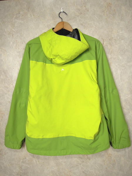  Marmot Gore-Tex mountain parka * men's M size / yellow green × yellow color / waterproof nylon jacket / outdoor / green yellow /GORE-TEX