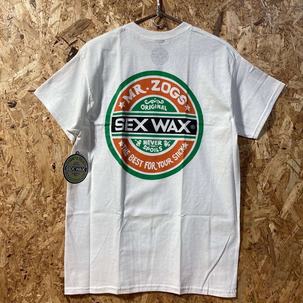 SEXWAX ムラサキスポーツ 半袖 Tシャツ M コラボ 別注 限定 セックスワックス ステッカー付き_画像1