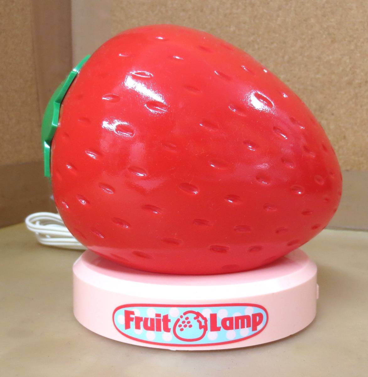 P16★SANYO TOYBOX FruitLamp レトロ イチゴミニライト★未使用_画像2