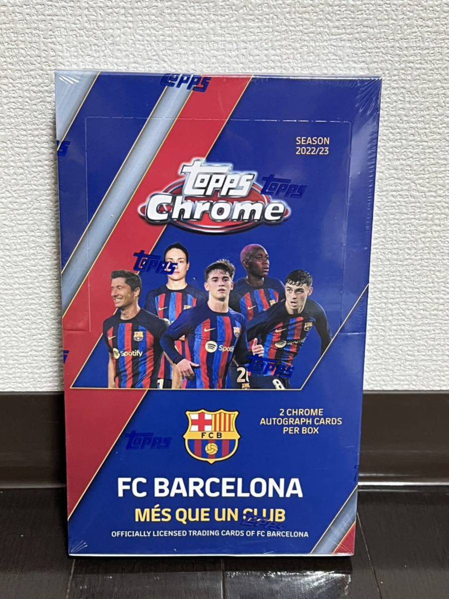 【新品未開封】TOPPS CHROME TEAMSET FC BARCELONA バルセロナ チームセット messi メッシ auto サイン