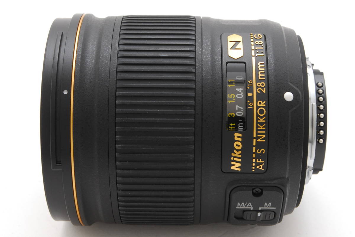 Nikon AF-S NIKKOR 28mm f1.8G 動作も写りもOKです。かなりキレイです。前後キャップ、レンズフードHB-64付きです。_画像6