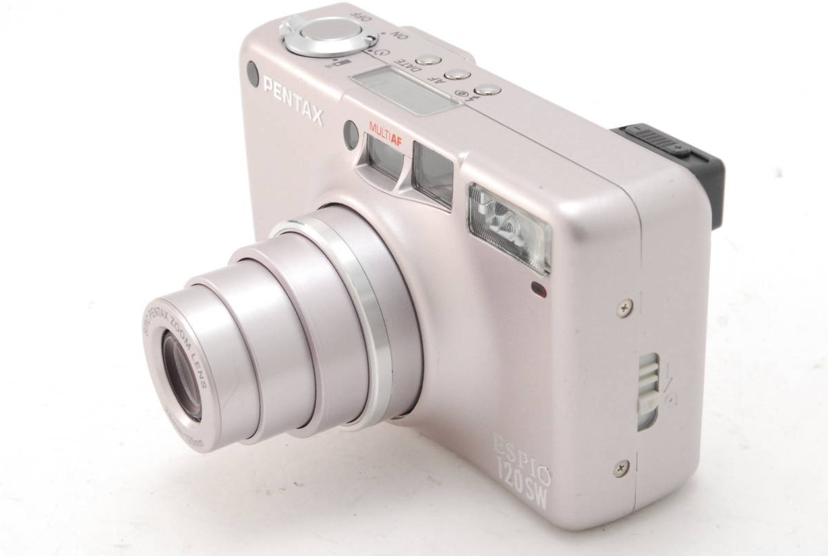PENTAX ESPIO 120SW コンパクトカメラ シルバー 動作も写りもOKです。概ねキレイです。ストラップ付きです。_画像2