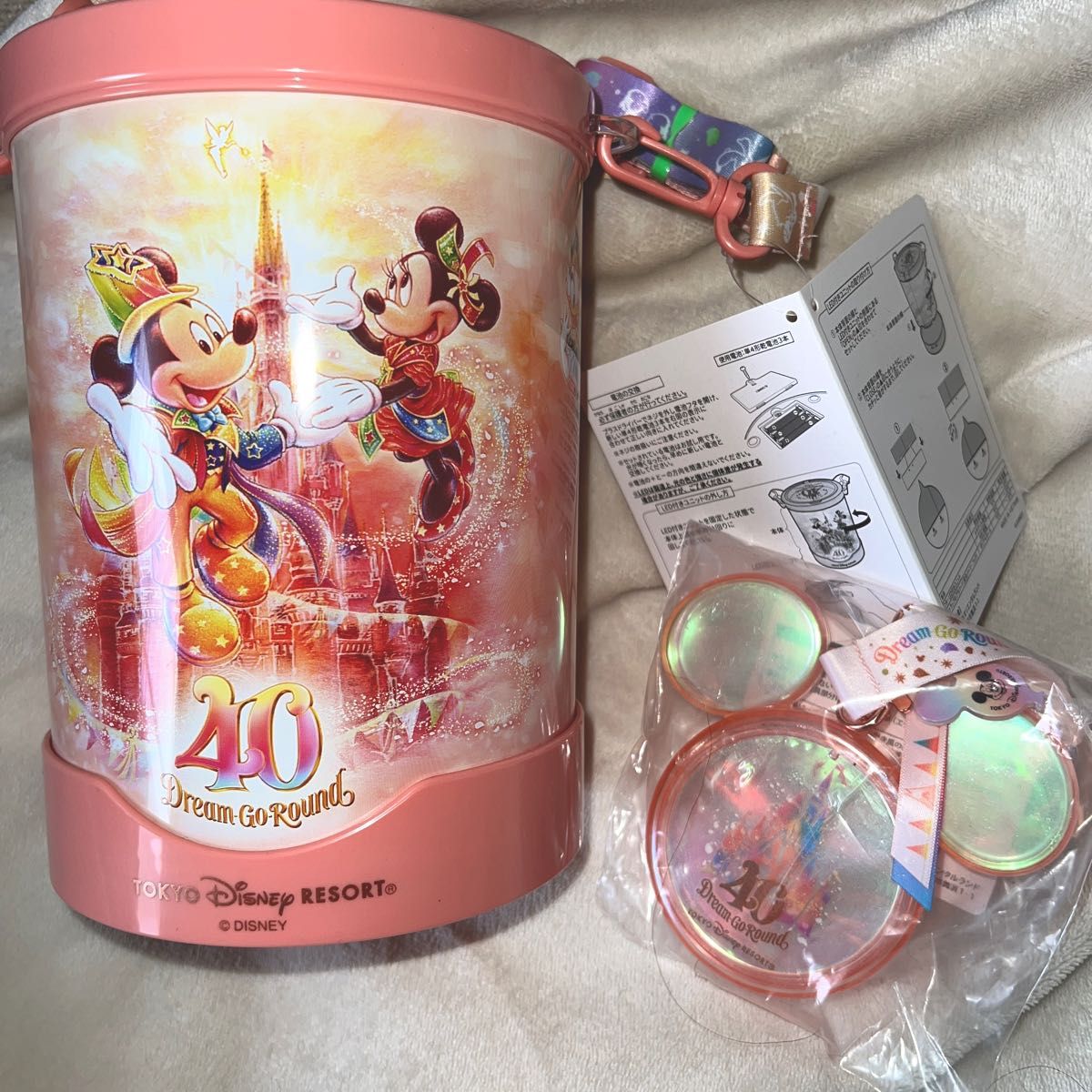 東京ディズニー 40周年 ドリームゴーラウンド ポップコーン 東京ディズニー 40周年 ドリームゴーラウンド ポップコーン