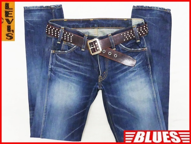 即決★リーバイス68606★W29 ビンテージ復刻 Levis メンズ オレンジタブ スキニー ビッグE スリム デニム テーパード カスタム ローライズ