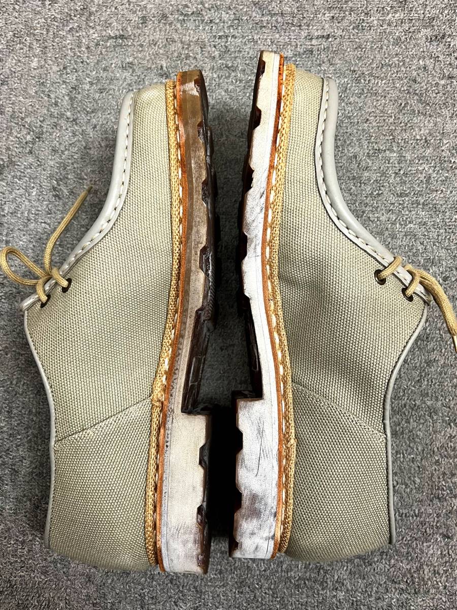 美品 PARABOOT パラブーツ ミカエル MICHAEL TOILE MARCHE キャンバス