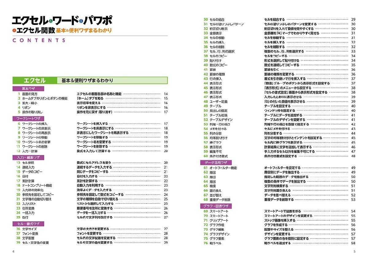 エクセル&ワード&パワポ+エクセル関数 基本&便利ワザまるわかり バージョン2021対応: ワン・コンピュータムック (ONE COMPUTER MOOK)_画像2