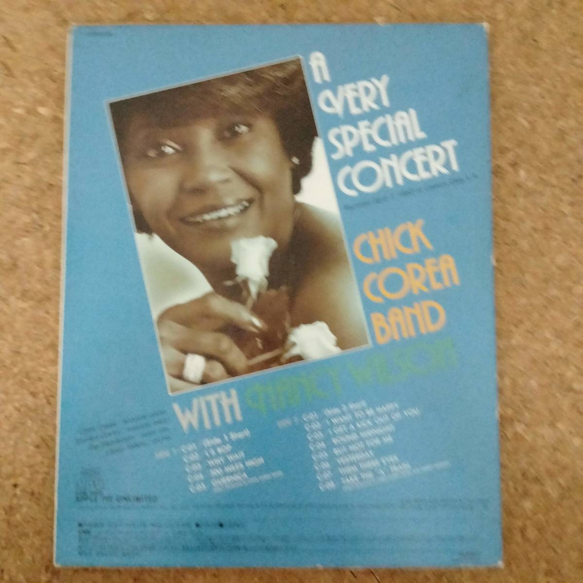  water |VHD video disk сhick *ko rear [Chick Corea BVand with Nansy Wilson]l Berry * special * concert 