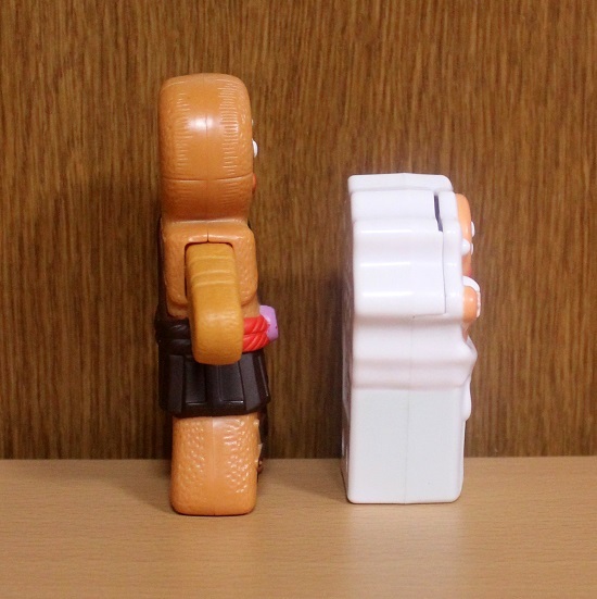 shurek cookie man figure Burger King mi-ru toy 2 piece set 