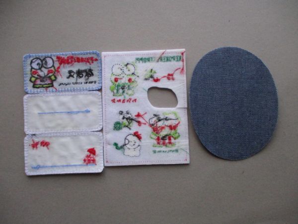 【セット】90s サンリオ『けろけろけろっぴ』ワッペン/けろっぴpatchかえるKero Kero Keroppi昭和レトロSANRIOケロッピOLDアップリケ S96_画像5