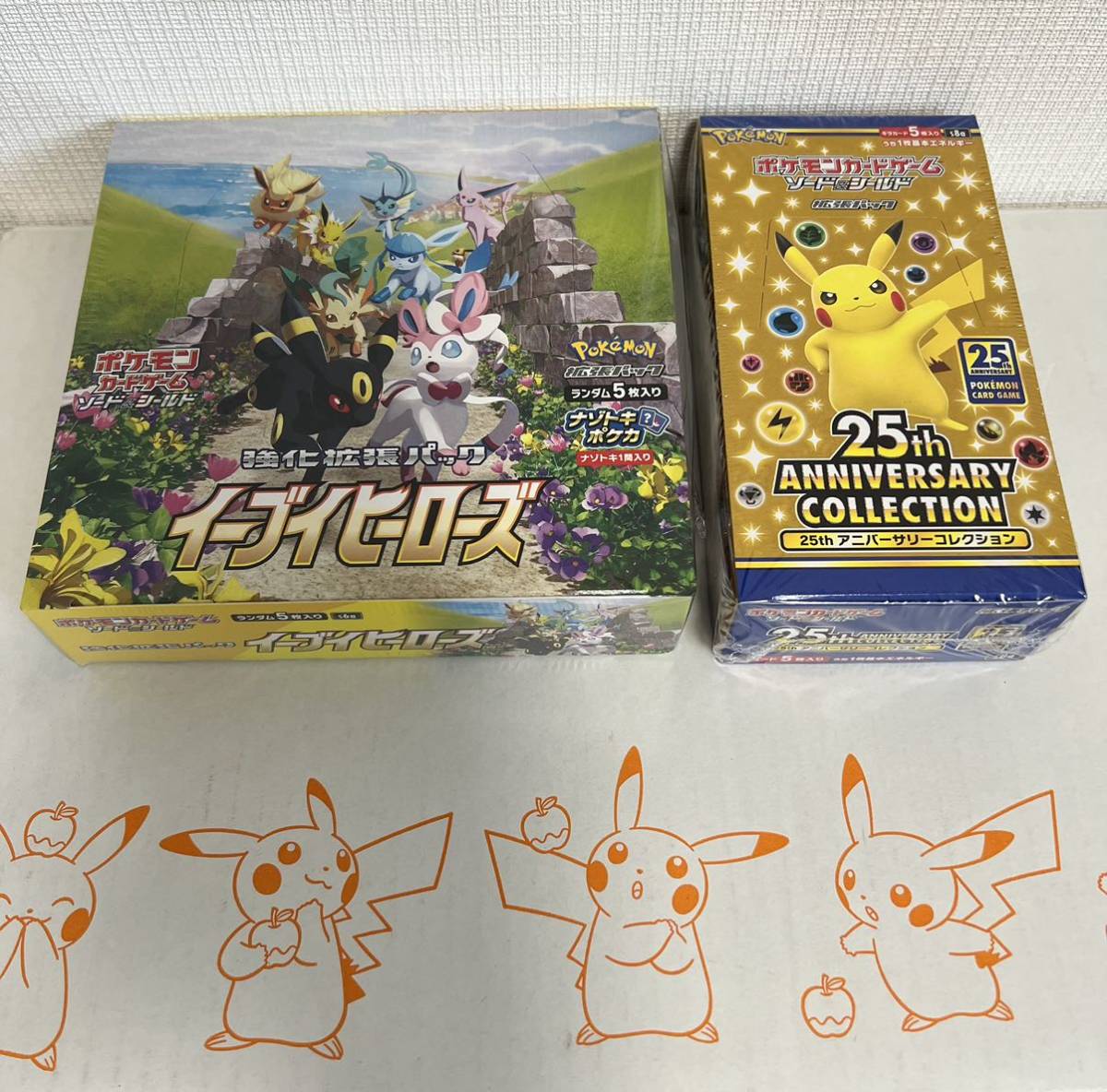 ポケモンカード イーブイヒーローズ 1BOX 25th ANNIVERSARY COLLECTION