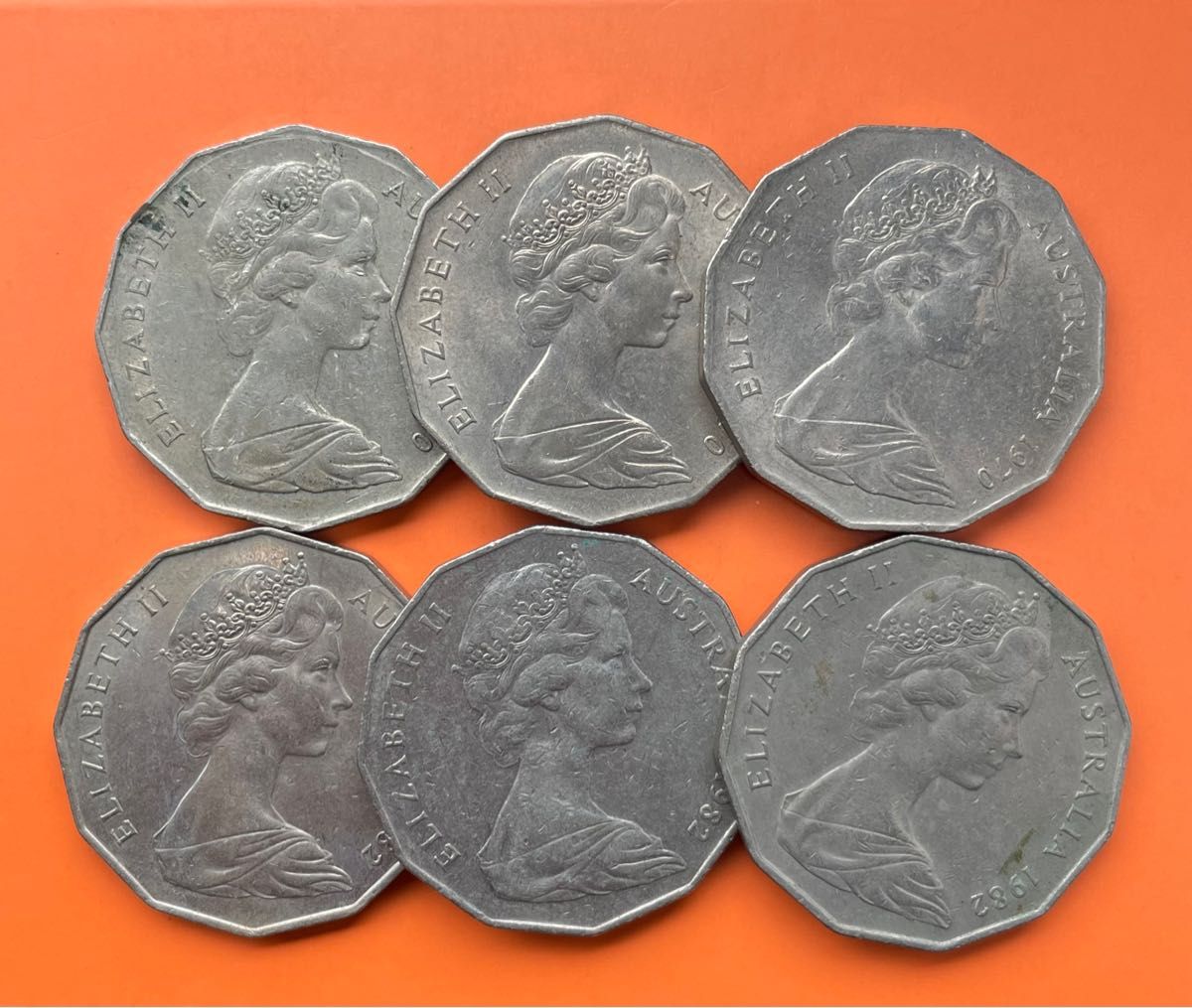 1982年 記念硬貨 オーストラリア 50セント - 旧貨幣