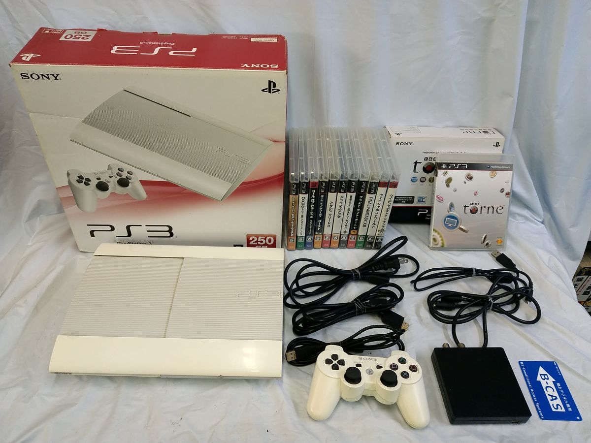 PS3 本体 250GB ホワイト SONY PlayStation3 CECH-4000B 初期化/動作