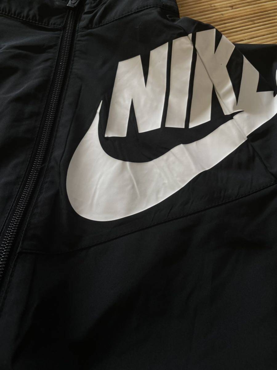 キッズ 150 NIKE フーディ ウインドブレーカー ジャケット フルジップ 1264.747円 人気特価激安 キッズ服(男の子用) 100cm~ 子供用エディーバウアーEB切替えフリースジャケット古着メンズ785466