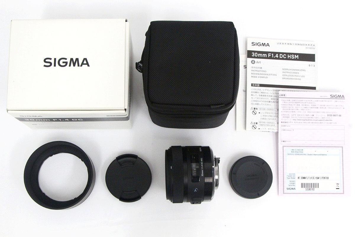 極美品|シグマ 30mm F1.4 DC HSM Art ペンタックスKマウント用 γA4244