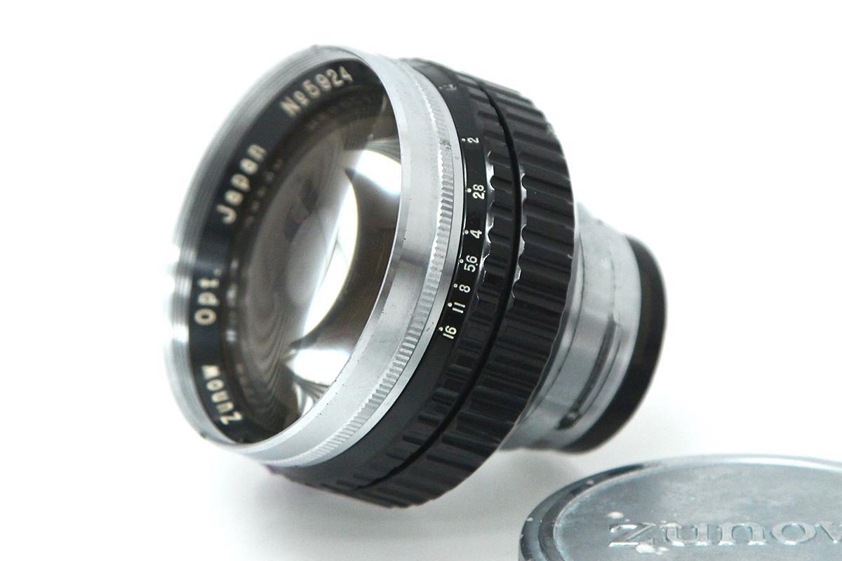 並品｜ZUNOW 5cm F1.1 後期 Sマウント用 γH2246-2R3A