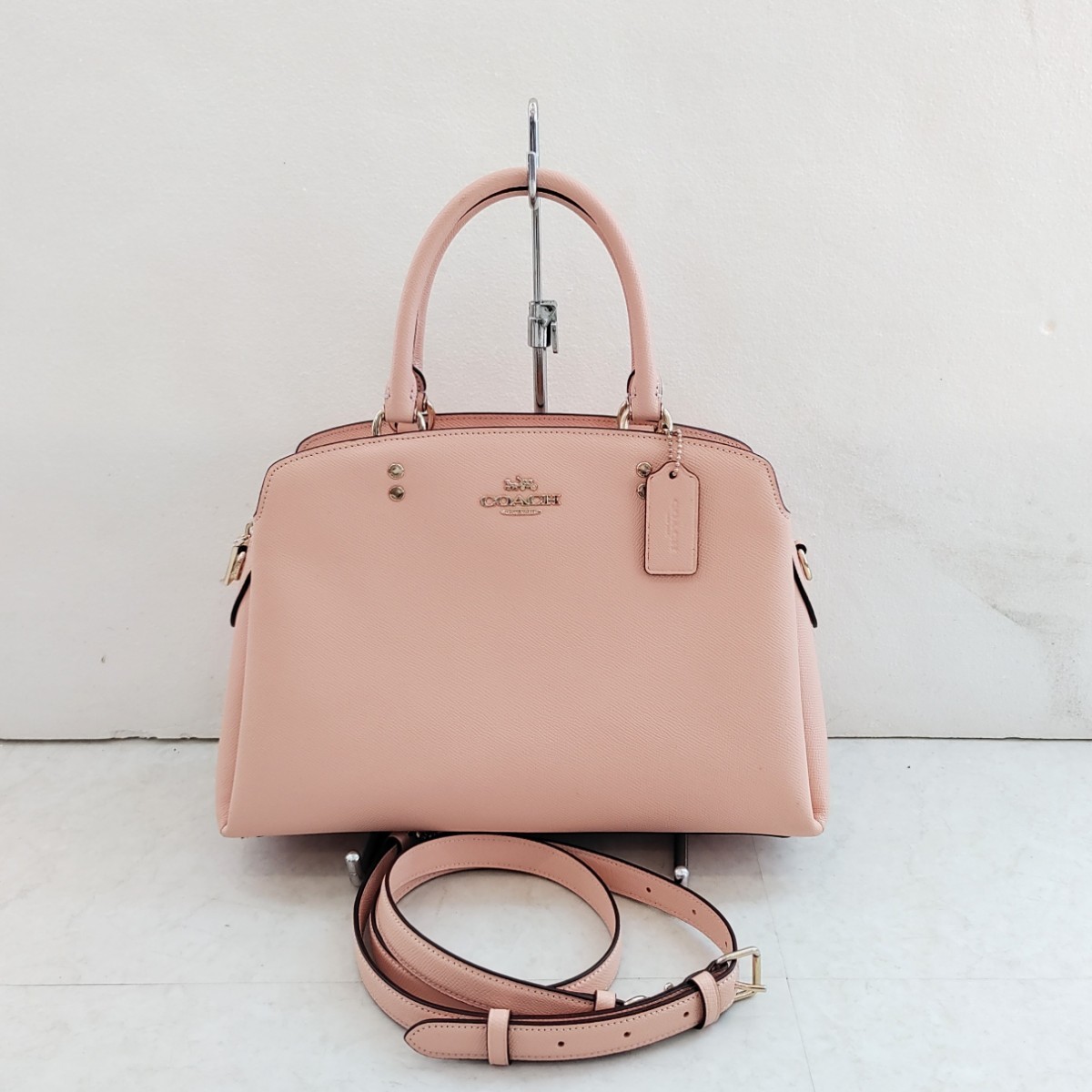 宅配 美品 コーチ COACH 91493 リリーキャリオール 2Way ショルダー