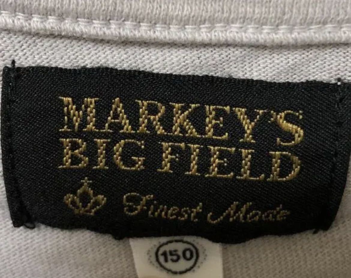 マーキーズ　MARKEY'S(マーキーズ)BIG FIELD　カットソーワンピース　150 七分袖　定価1960円_画像4