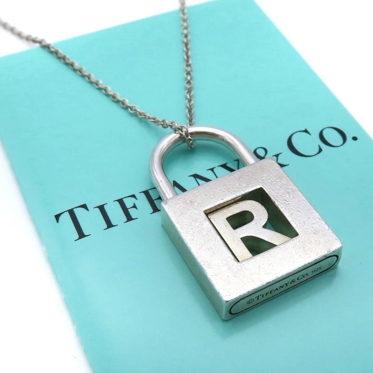 Tiffany&Co. ティファニー イニシャル カデナ ロック シルバー-