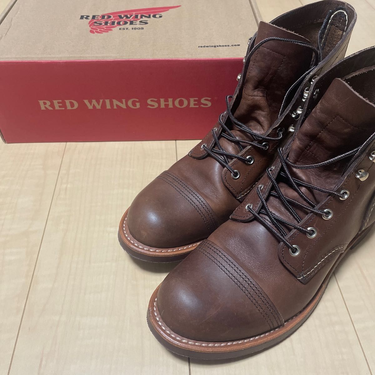 RED WING レッドウィング アイアンレンジ アイアンレンジャー　ブーツ　ブラウン　8111 US8.5 箱付き