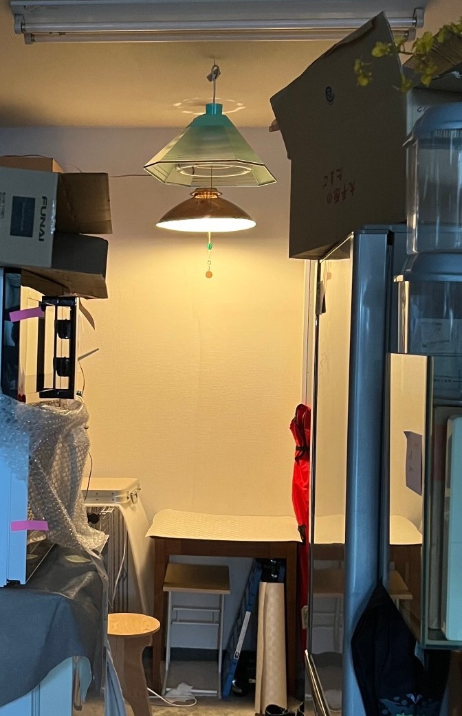 昭和の部屋インテリア照明 アルミ照明 レトロ照明器具 昔の家庭用照明器具 アルミ製 天井吊り下げ ランプ 大光電機