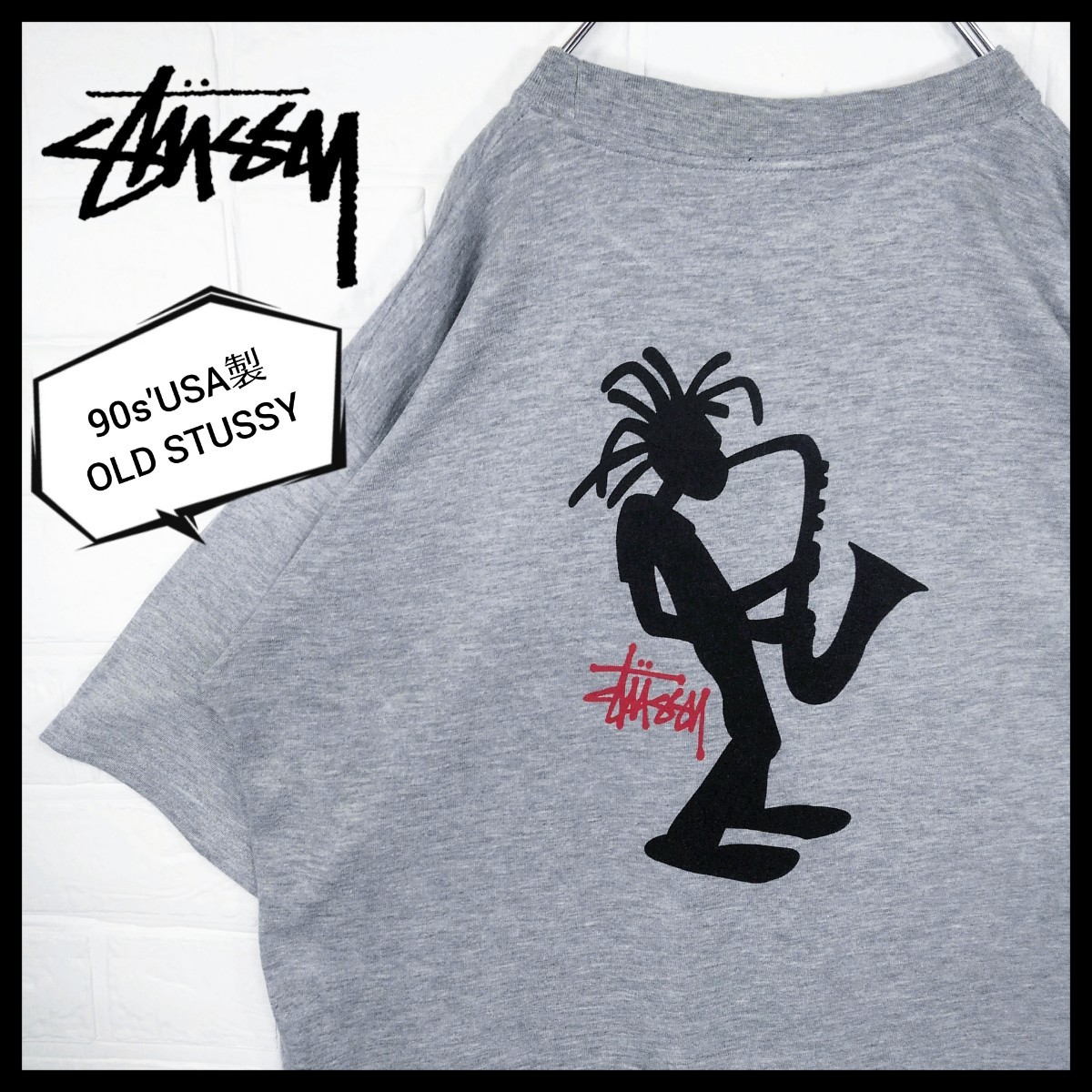 Yahoo!オークション - 《STUSSY(ステューシー)》90s' USA製 ジャズ...