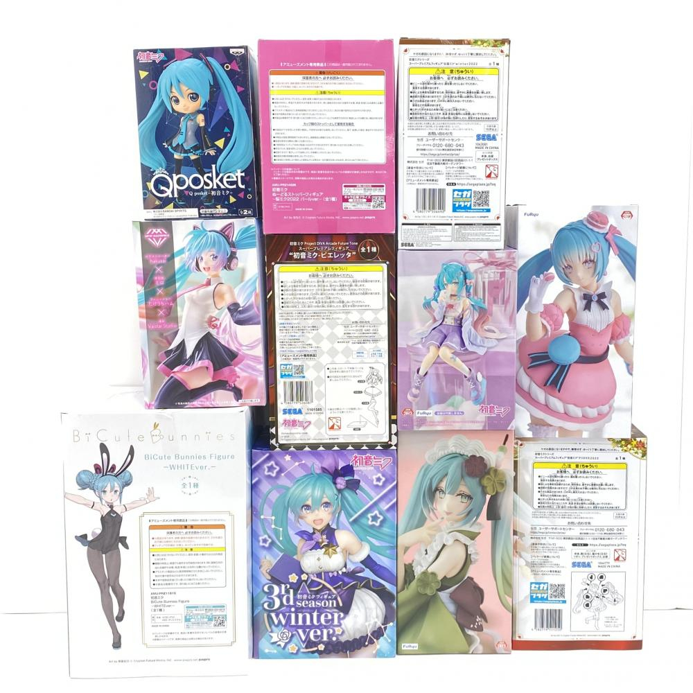 中古】初音ミク プライズ フィギュア 11体セット 桜ミク マカロン 抹茶