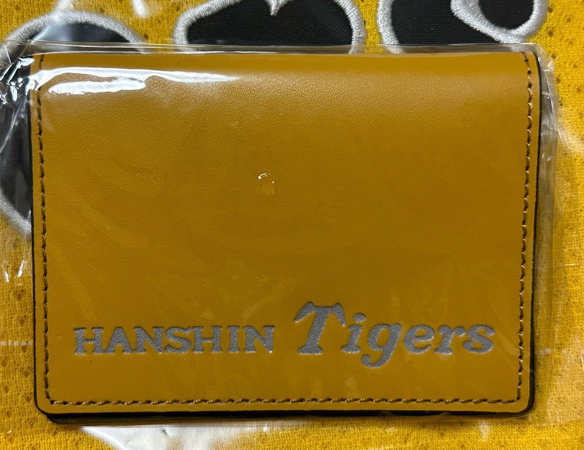 新品未使用品　HANSHIN TIGERS 阪神タイガース 2011年オフィシャルファンクラブ特典 オリジナルメッシュジャージ・牛革製パスケースセット_画像5