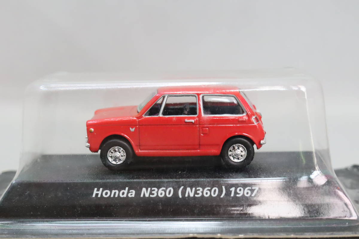 コナミ 絶版名車コレクション ホンダ N360 1967 赤　1/64スケール_画像1