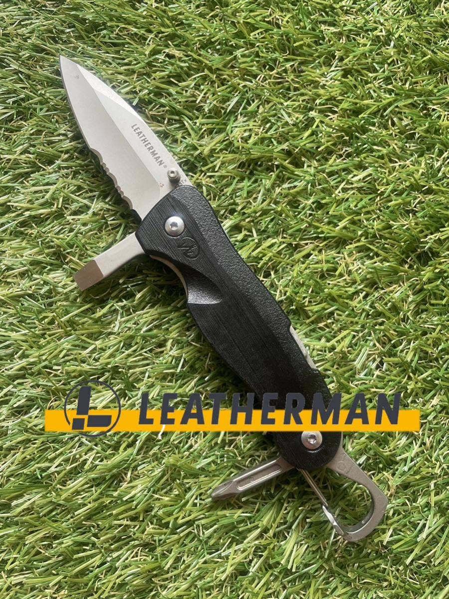 LEATHERMAN #002 CRATER C33TX レザーマン フォールディングナイフ 折りたたみナイフの画像1