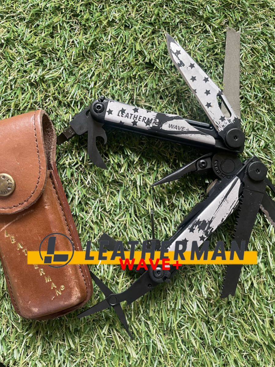 LEATHERMAN WAVE+ Black ヘリテージシース付 レザーマン マルチプライヤー マルチツールの画像1