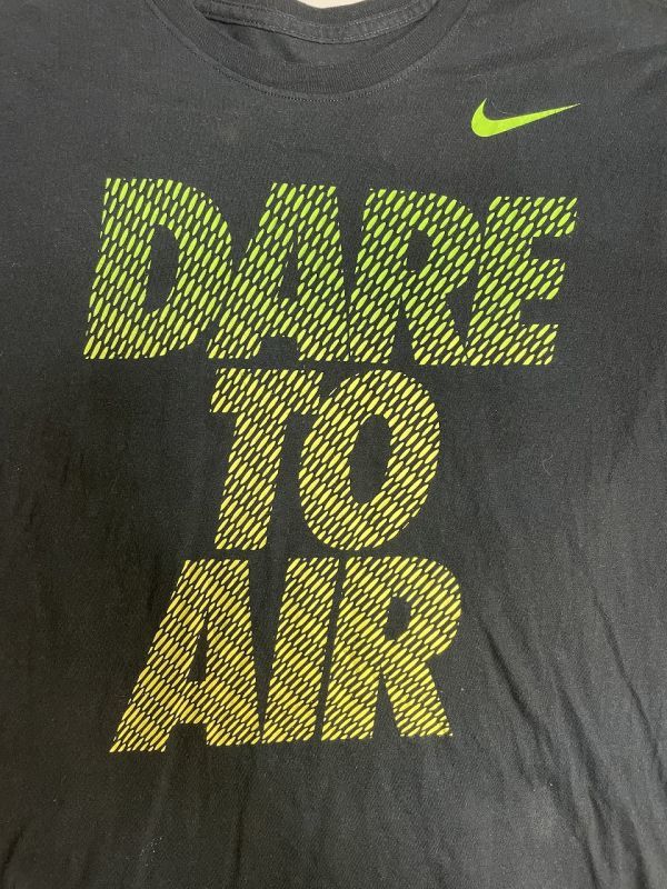 ☆US古着 NIKE ナイキ Tシャツ 半袖 文字 プリント ブラック黒【L】コットン　　　　　◆3791◆_画像6