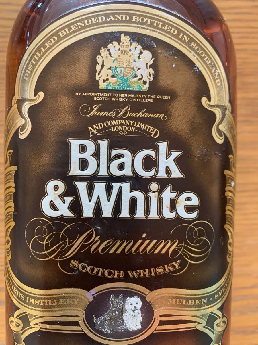 古酒 Black&White プレミアム スコッチ ウイスキー 750ml 43 古酒 Black&White プレミアム スコッチ ウイスキー 750ml 43