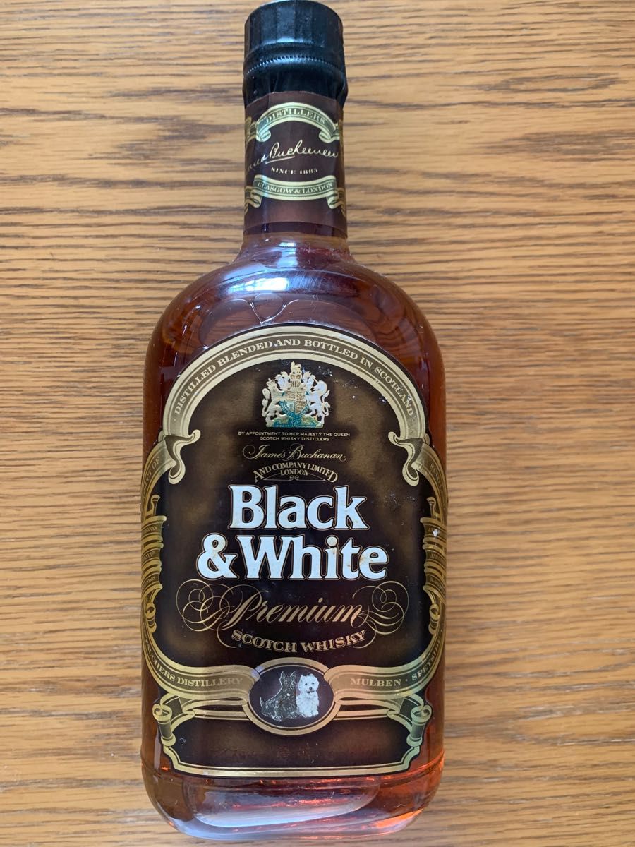 古酒 Black&White プレミアム スコッチ ウイスキー 750ml 43 古酒 Black&White プレミアム スコッチ ウイスキー 750ml 43