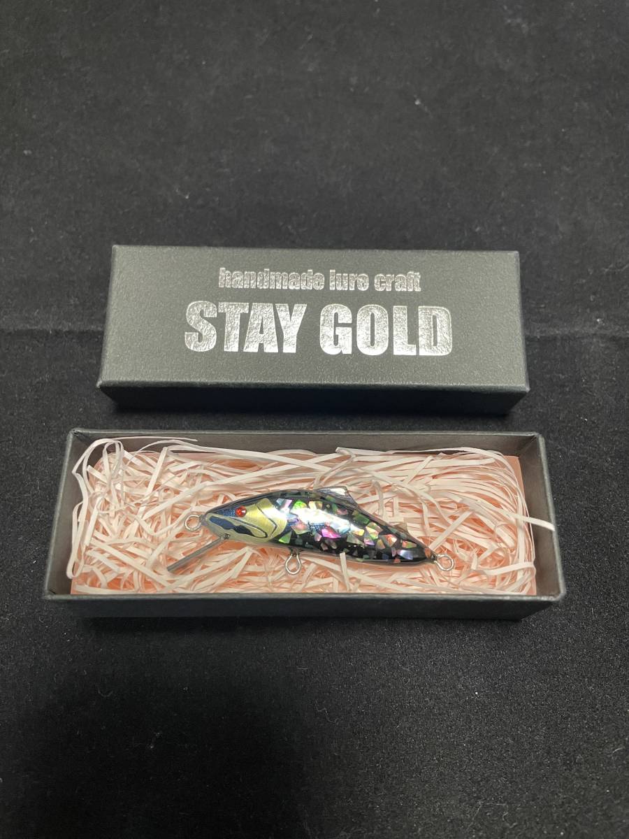 新品　ステイゴールド　ブラックフラッグ　ハンドメイド　STAY GOLD BLACK FLAG　ろ①_画像1