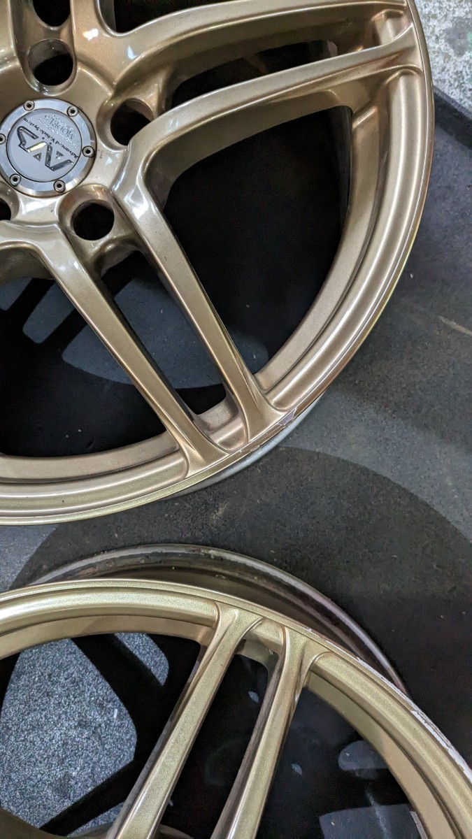 YOKOHAMA AVS MODEL5 17inch 8j+38 5H 114.3 2本 送料着払い ヨコハマ
