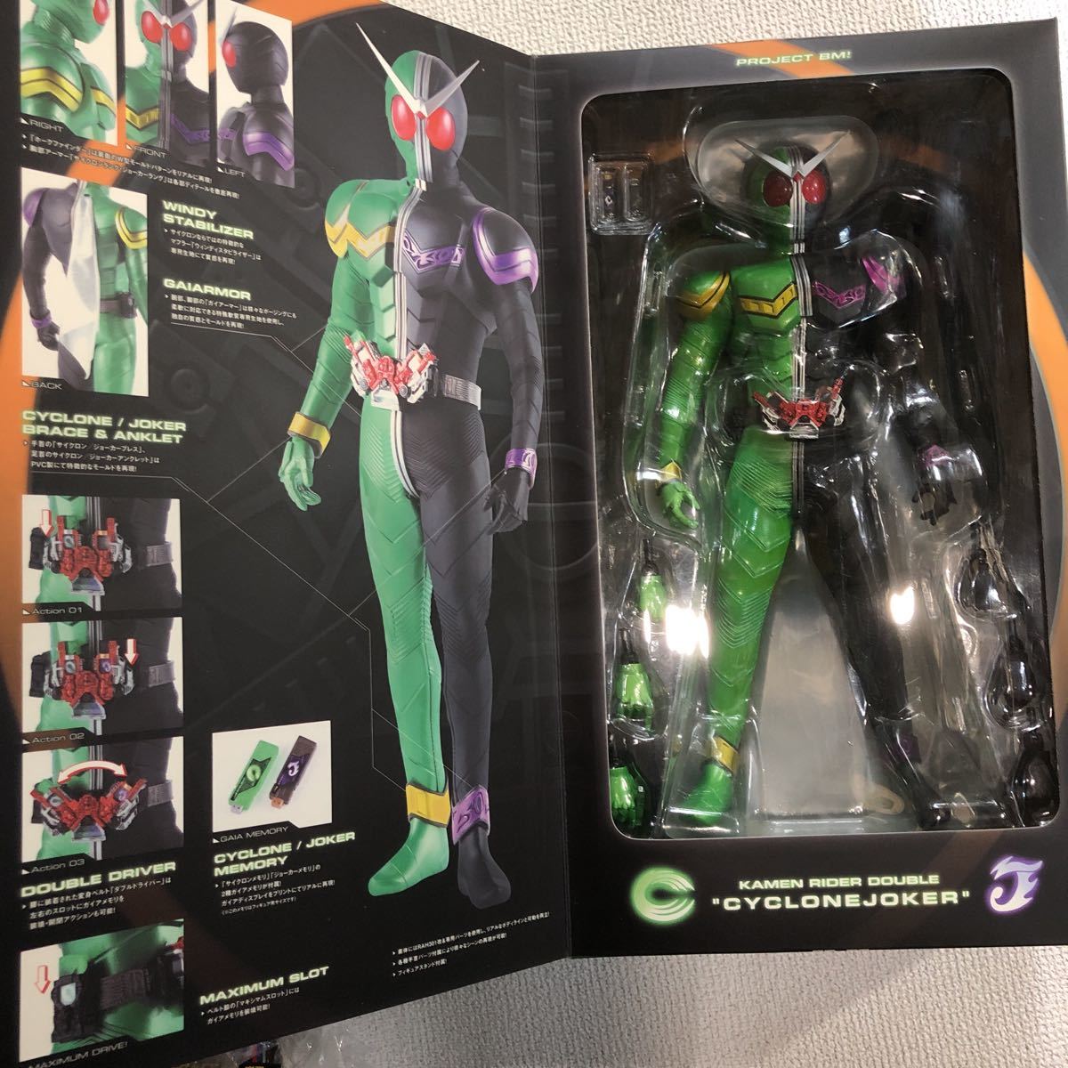 project BM! No.32 仮面ライダーW (サイクロンジョーカー) MEDICOM