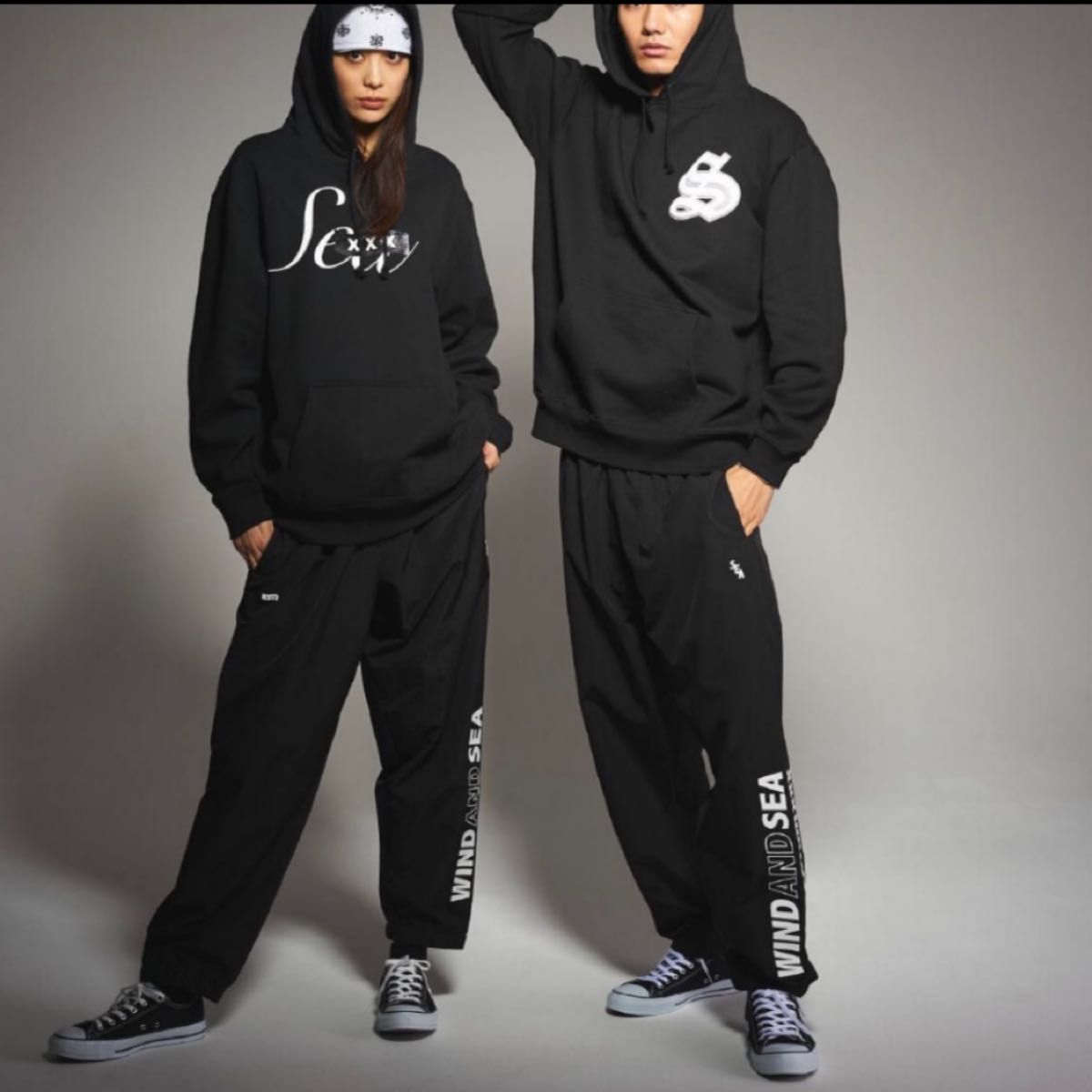 ゴットセレクションxウィンダンシー xxxコラボ トラックパンツ ゴットセレクションxウィンダンシー xxxコラボ トラックパンツ